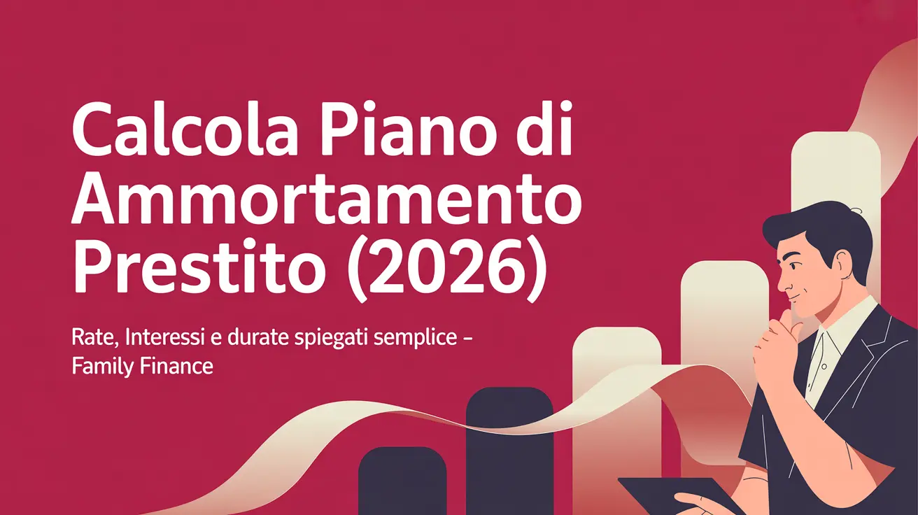 Calcolo del piano di ammortamento prestito
