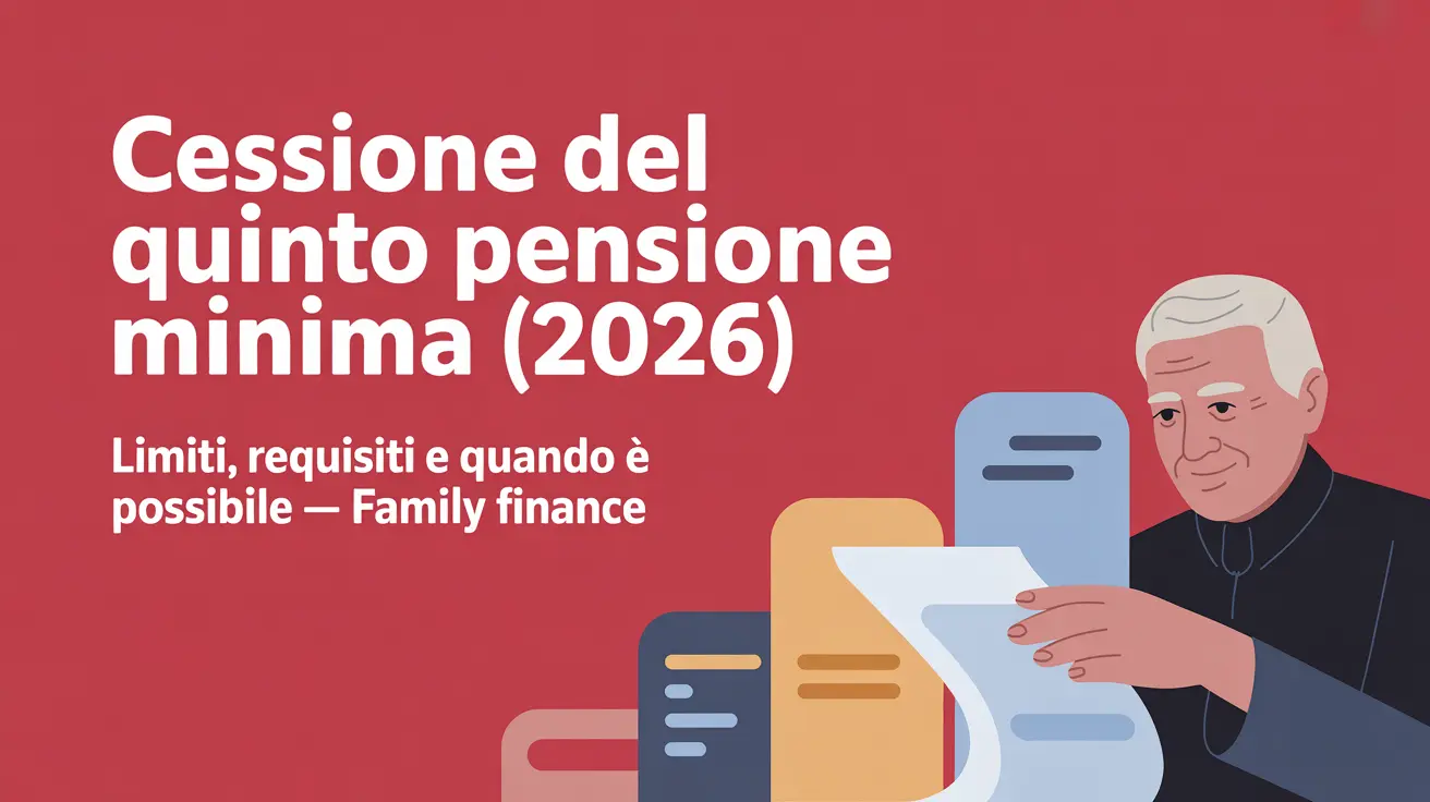Cessione del quinto con pensione minima