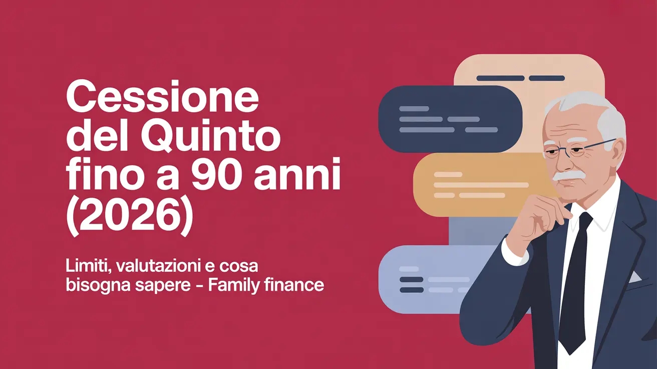Cessione del quinto fino a 90 anni per pensionati senior