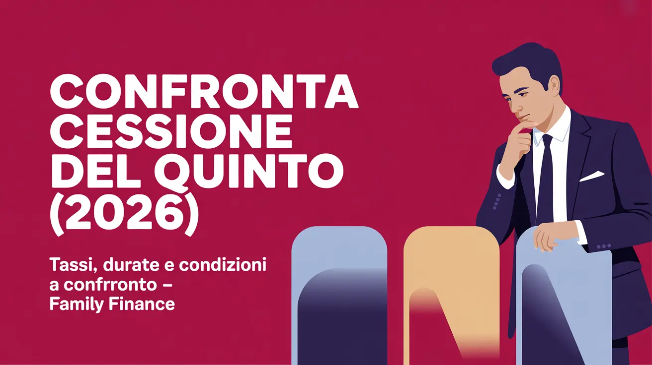 Confronta cessione del quinto: tasso e netto erogato