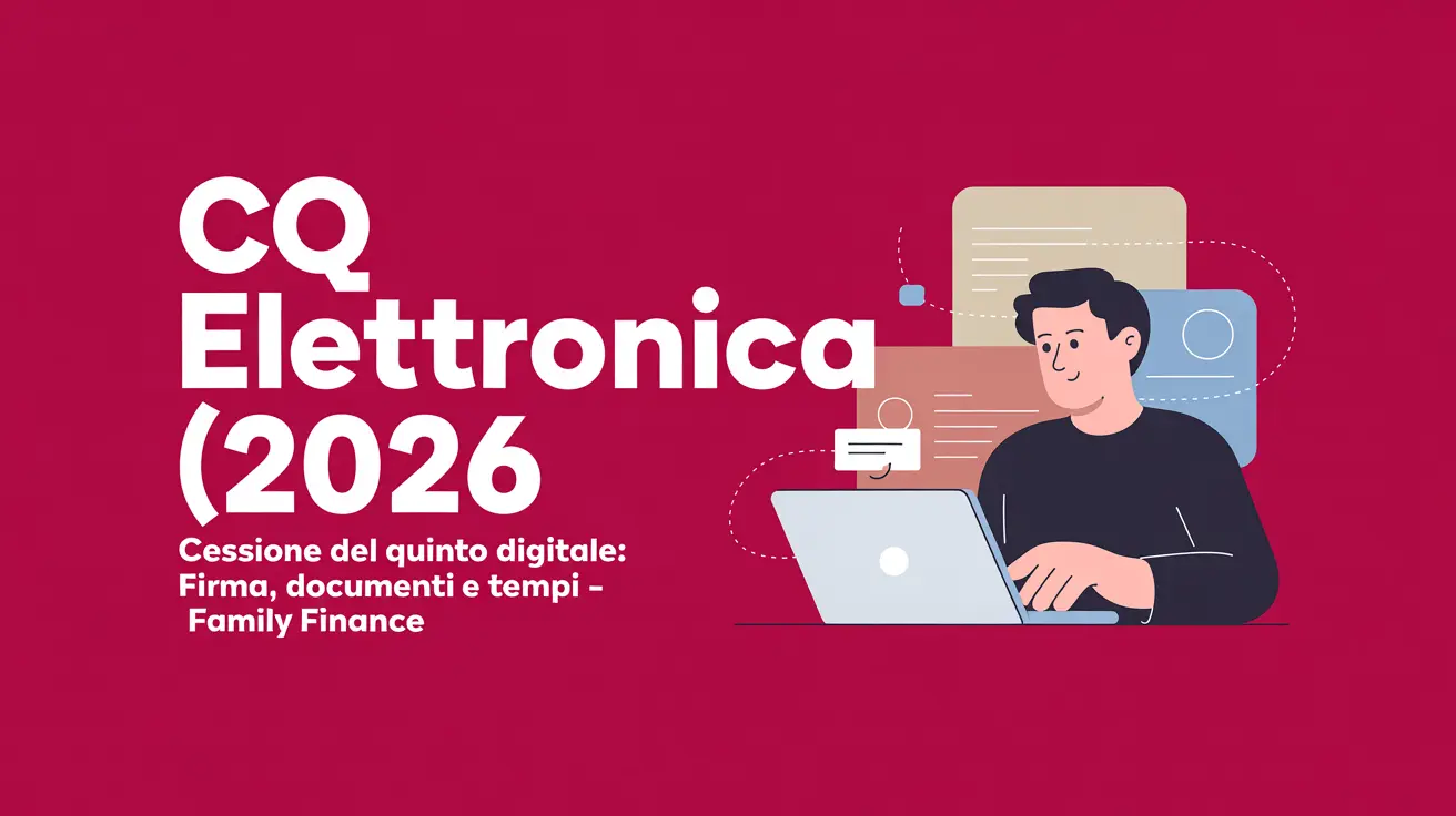 Cessione del quinto elettronica