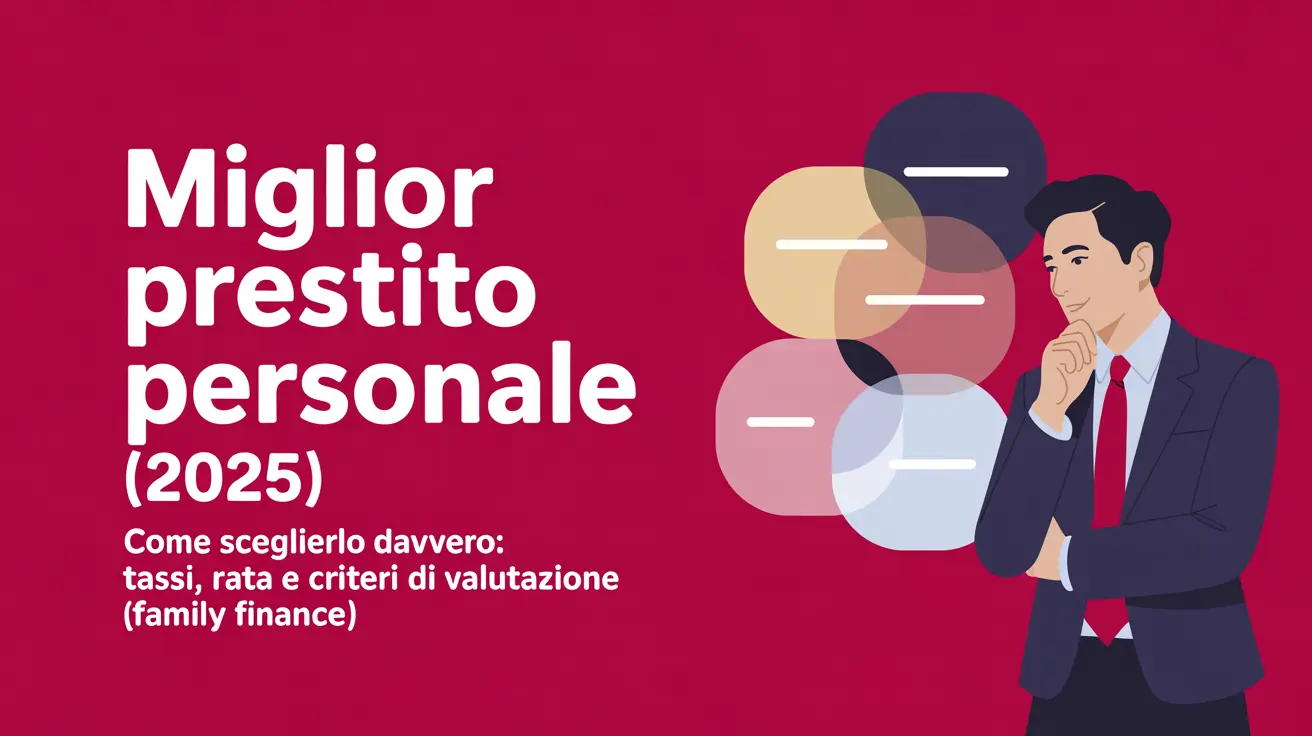 Miglior prestito personale: classifica tassi