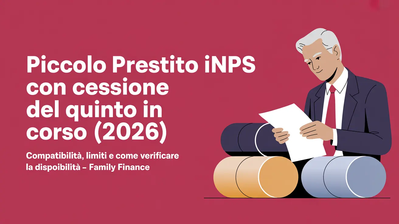 Piccolo Prestito INPS con cessione del quinto in corso
