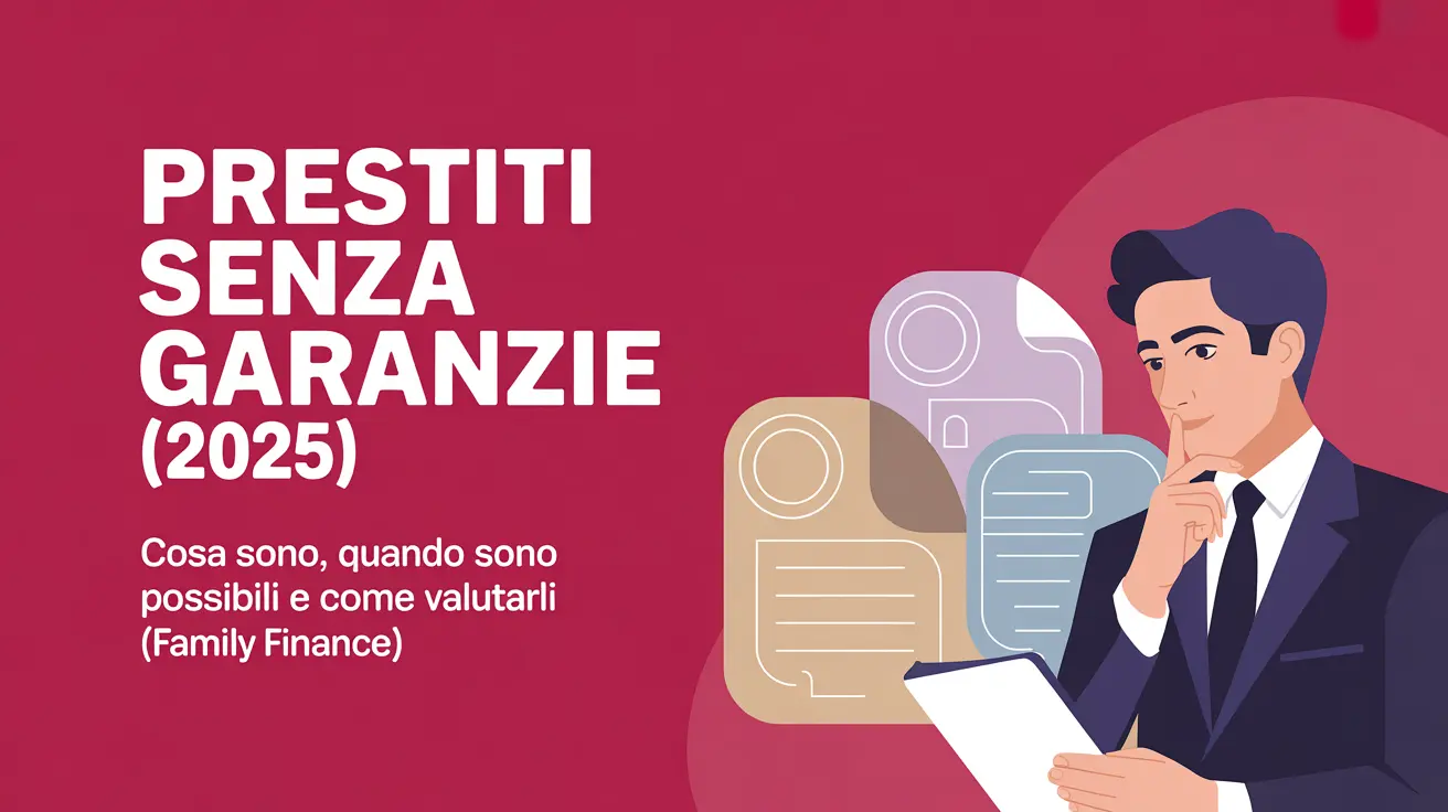 Prestiti senza garanzie