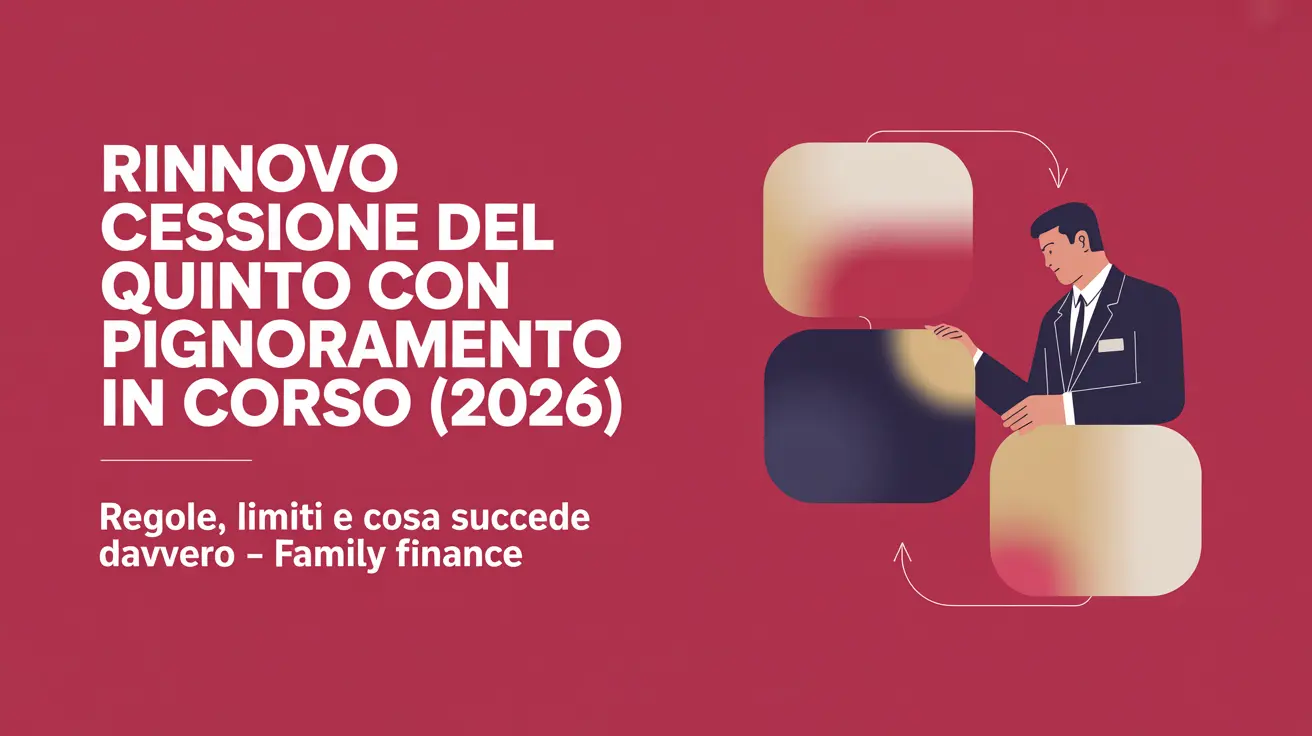 Rinnovo cessione del quinto con pignoramento in corso