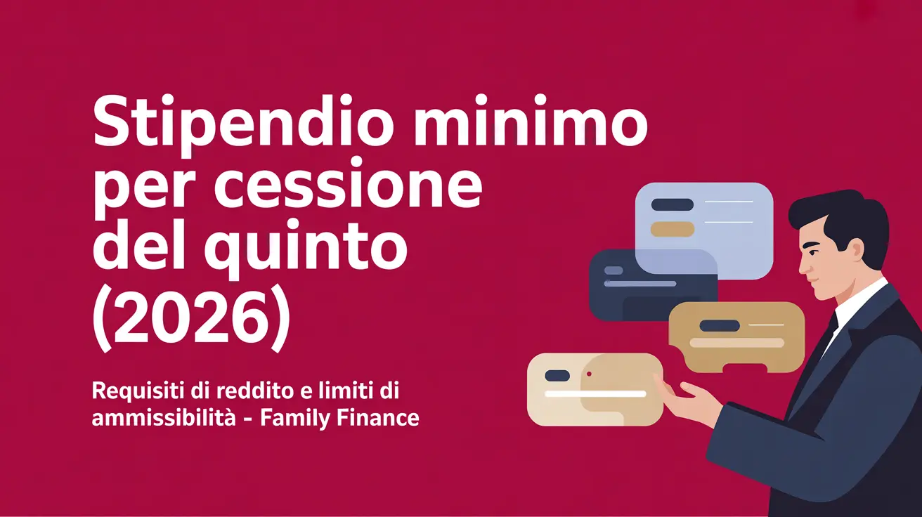 Stipendio minimo cessione del quinto